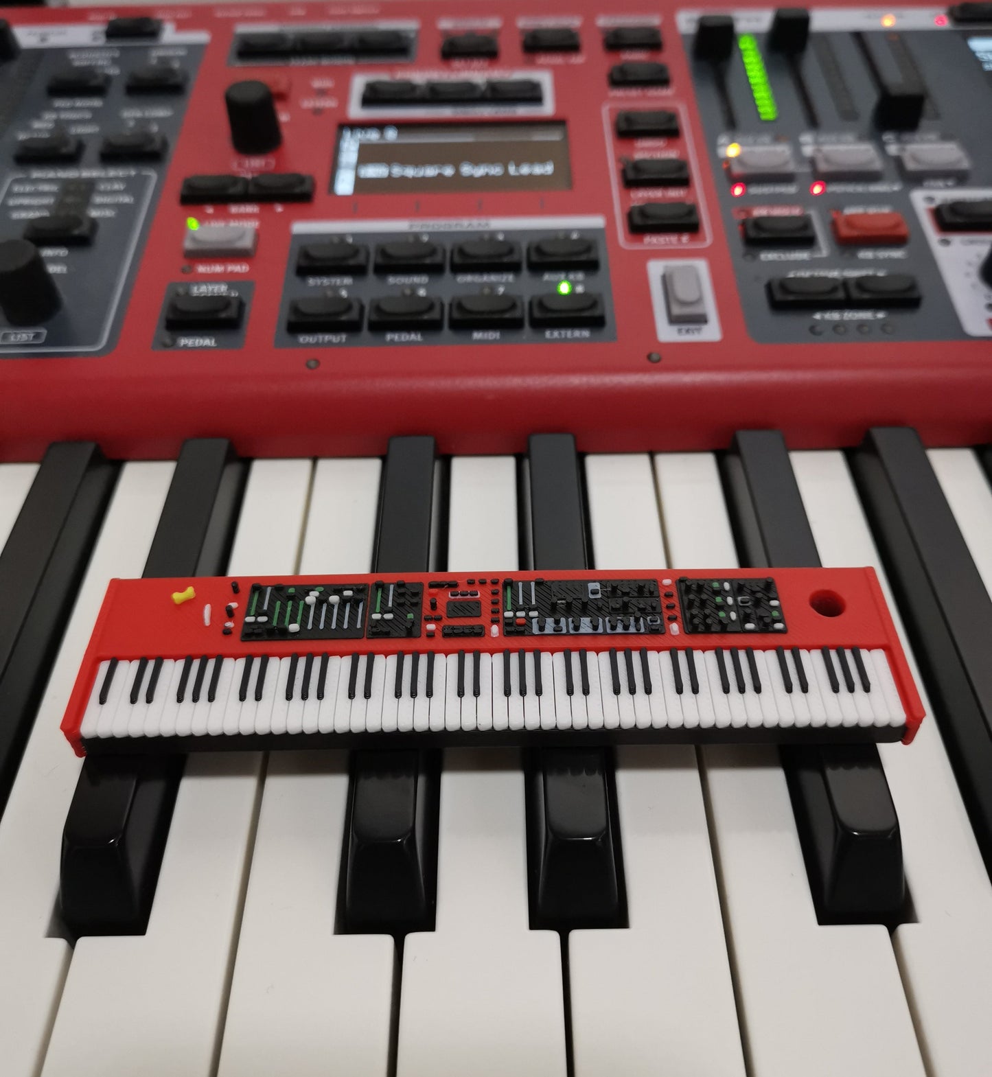 Nord Stage 4 Style Keychain/Zipper pull